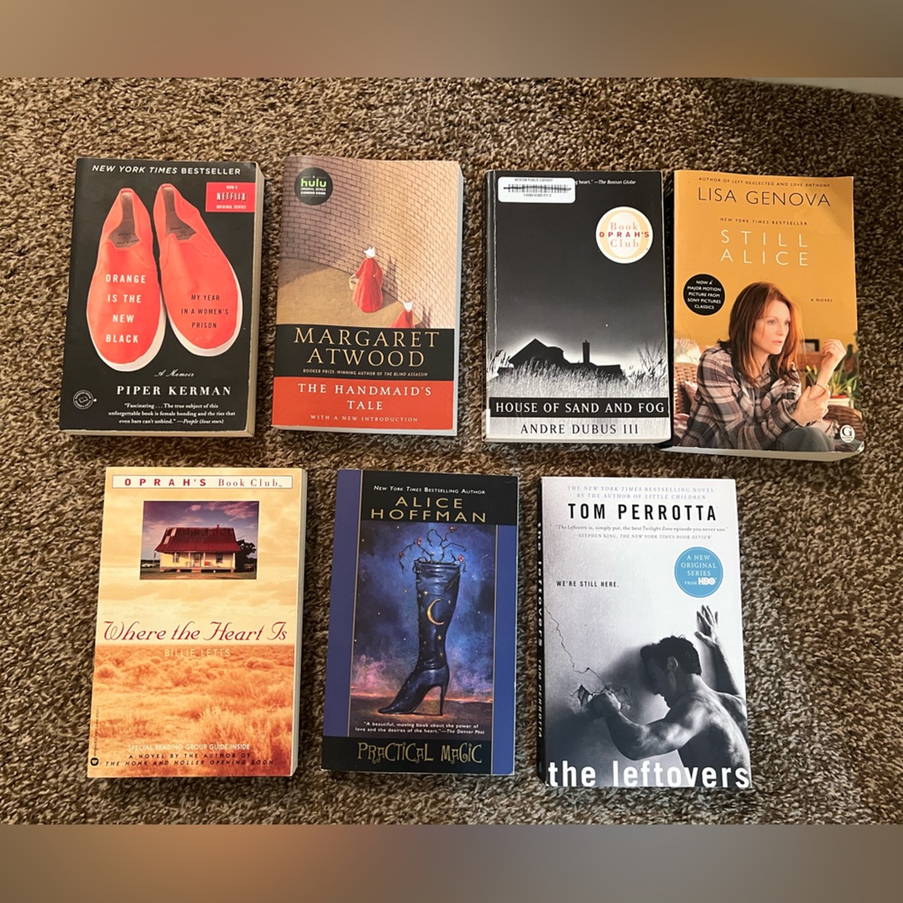 Collection of Fiction Books (Movie & Television Adaptations)